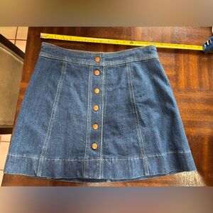 Madewell Indigo Denim Skirt size 6-8